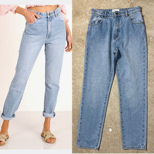 Rolla's Jeans Women’s Size 28 Blue High Rise Slim Dusters Old Stone Zipper Fly